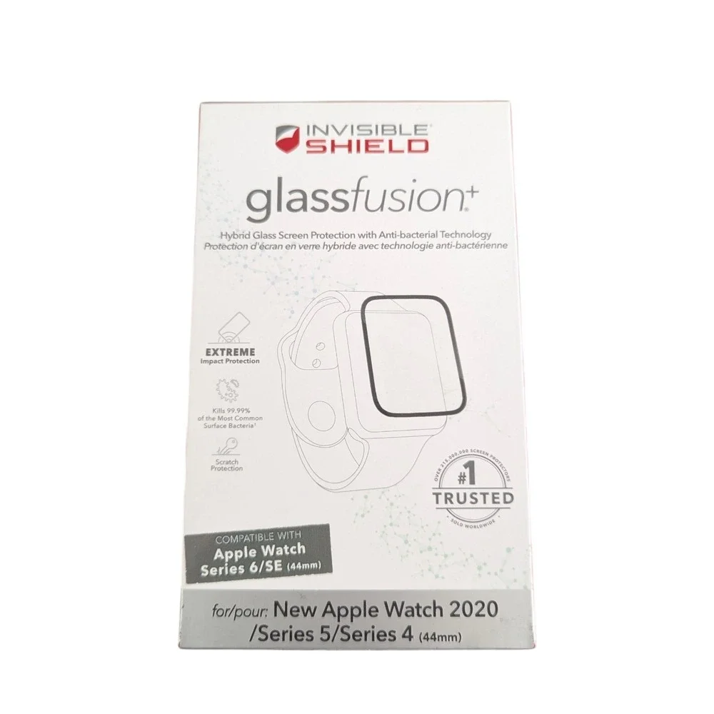 Z9N Invisible Shield  GlassFusion Screen Protector For 44mm Apple Watch 6/SE/5/4